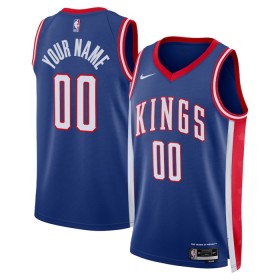 Maillot NBA Sacramento Kings Personnalisable Nike 2024-25 City Edition Bleu Swingman - Homme